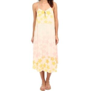 Mara Hoffman Star Blast Pink Midi Dress